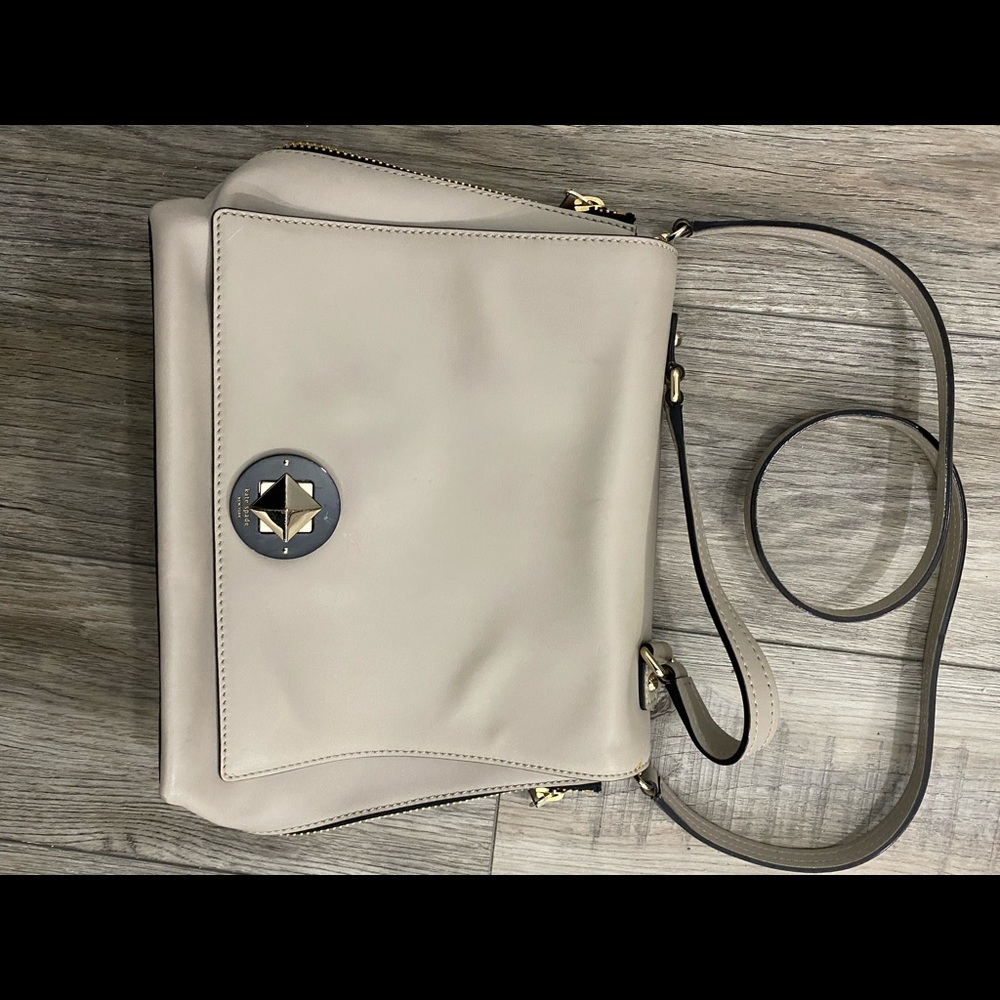 Kate spade taupe bag